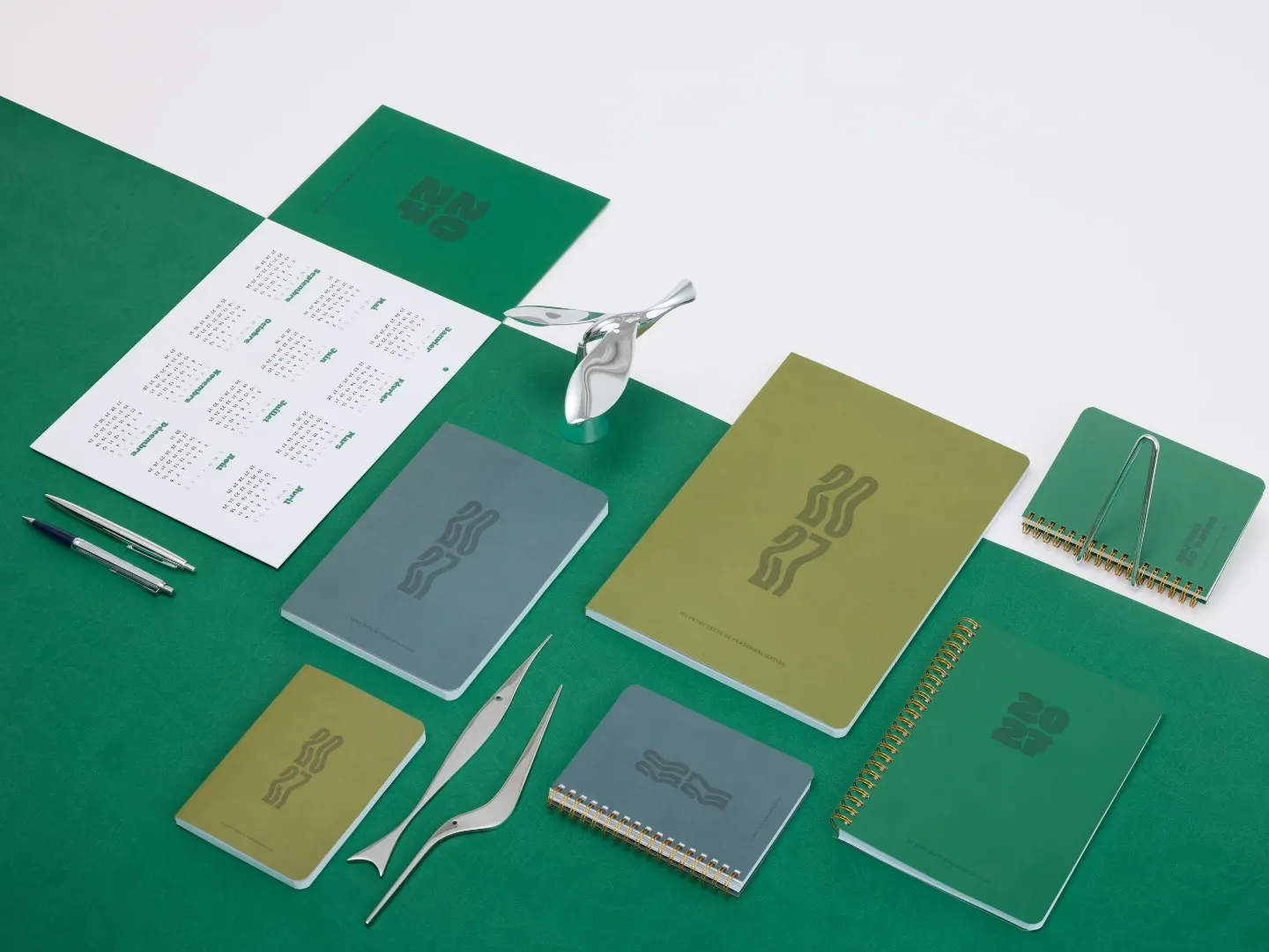 Ligne Skaï&nbsp;: calendrier publicitaire, agenda personnalisable et carnet de note